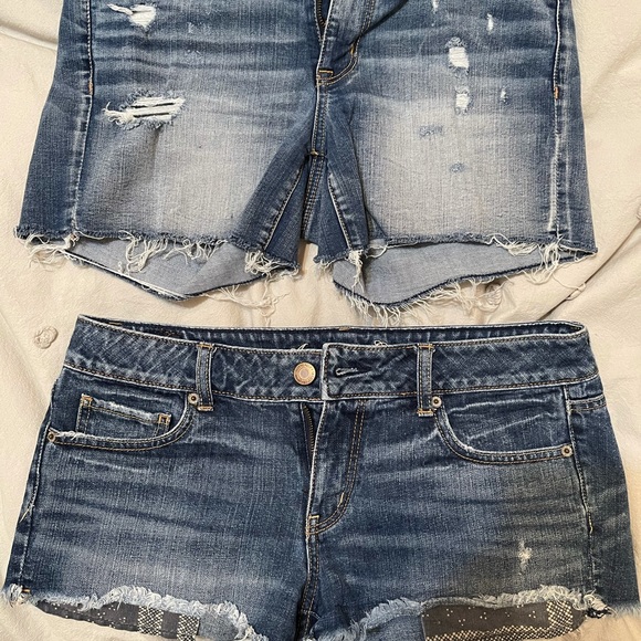 TWO pairs of AE shorts. Both size 10. - Picture 2 of 2